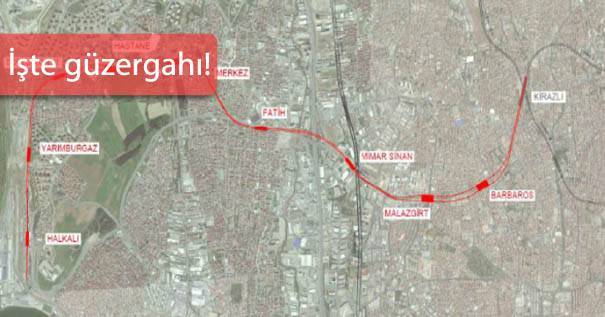 Halkalı Kirazlı Metro Hattı Bakanlıktan Geçti