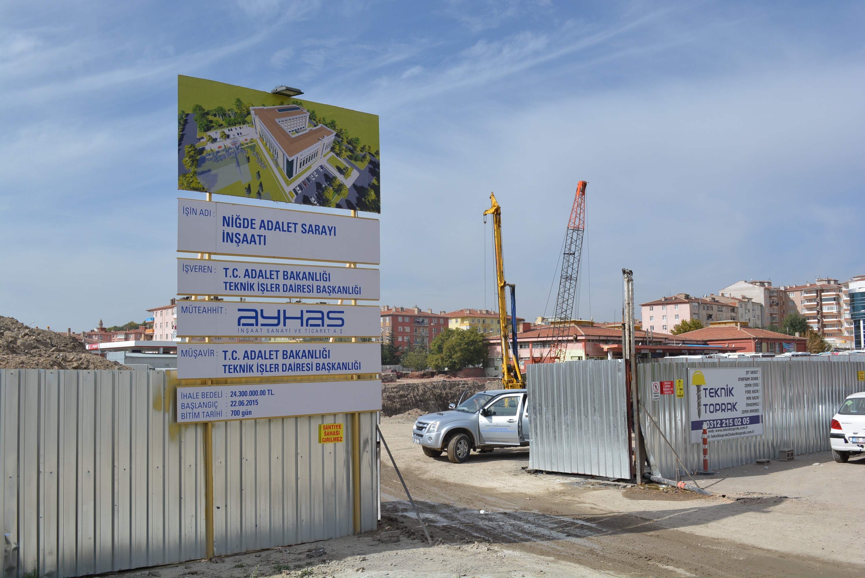 Niğde Yeni Adliyesi İnşaatı Devam Ediyor!
