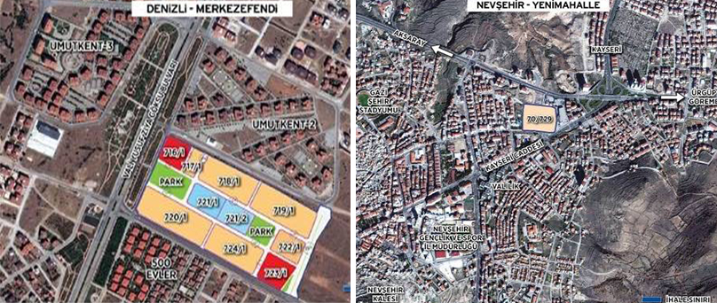 Emlak Konut GYO Nevşehir – Denizli İhaleleri
