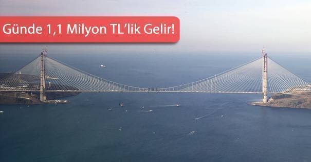 3. Köprü Geçiş Fiyatı Belli Oldu