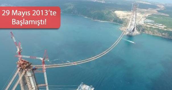 3. Köprü Ağustos’ta Trafiğe Açılıyor