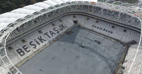 Vodafone Arena’da Çimlendirme Çalışmaları Başlıyor