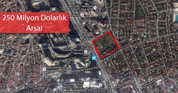 Merkez Bankası’nın Levent Arsası Cami Oluyor