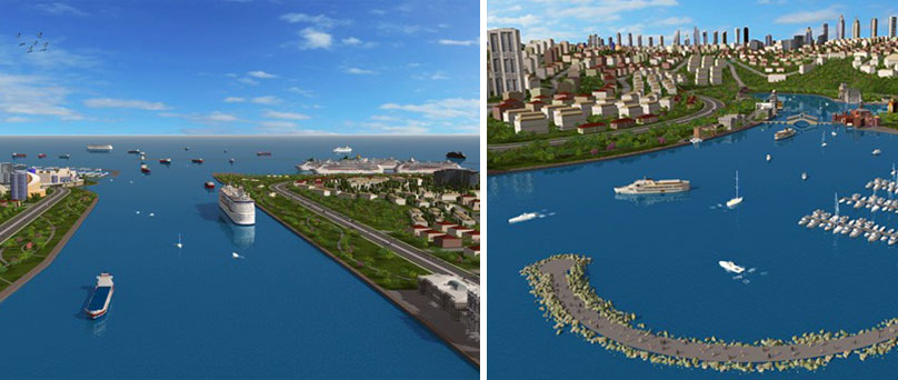 ‘Çılgın Proje’ Kanal İstanbul’un Yeni Görüntüleri