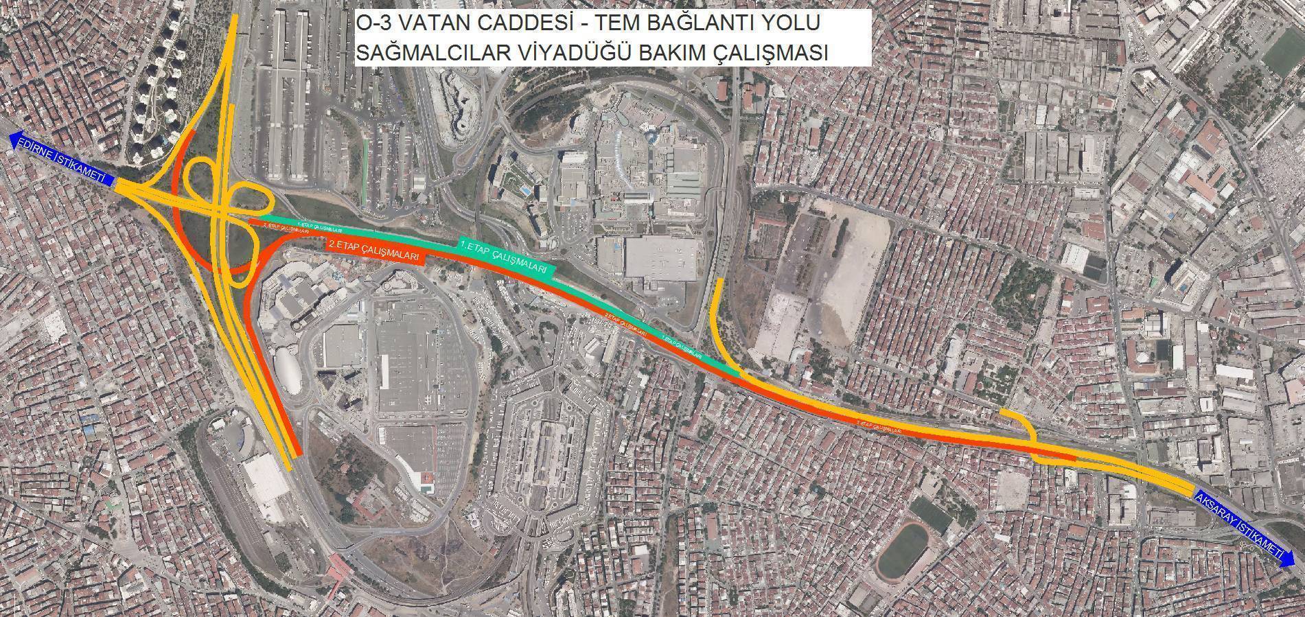 Sağmalcılar Viyadüğünde Bakım Çalışmaları Başlıyor