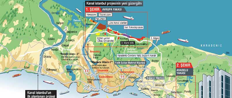 Çılgın Proje Kanal İstanbul’un Detayları Netleşti
