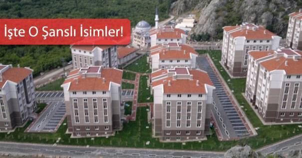 Amasya Merzifon Toki Kura Sonuçları Tam Listesi