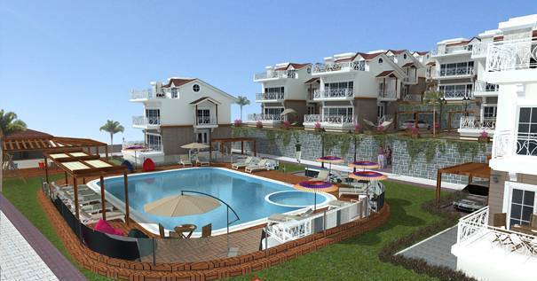 Mavi İnci Villaları İzmir Bademli’de Yükseliyor