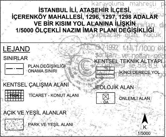 Ataşehir İçerenköy  Kentsel Dönüşüm Planı Askıda