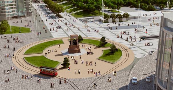 Taksim Meydan Düzenlemesi Son Durum