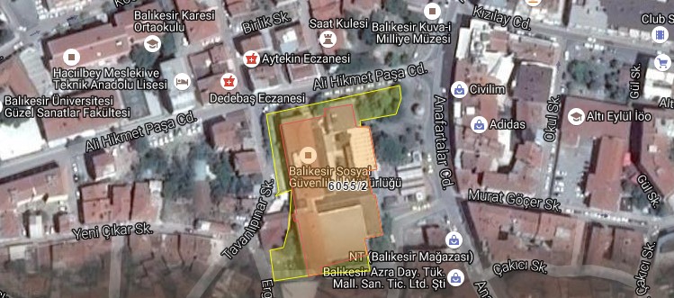 Balıkesir Sosyal Güvenlik İl Müdürlüğü Binası Satışa Çıktı