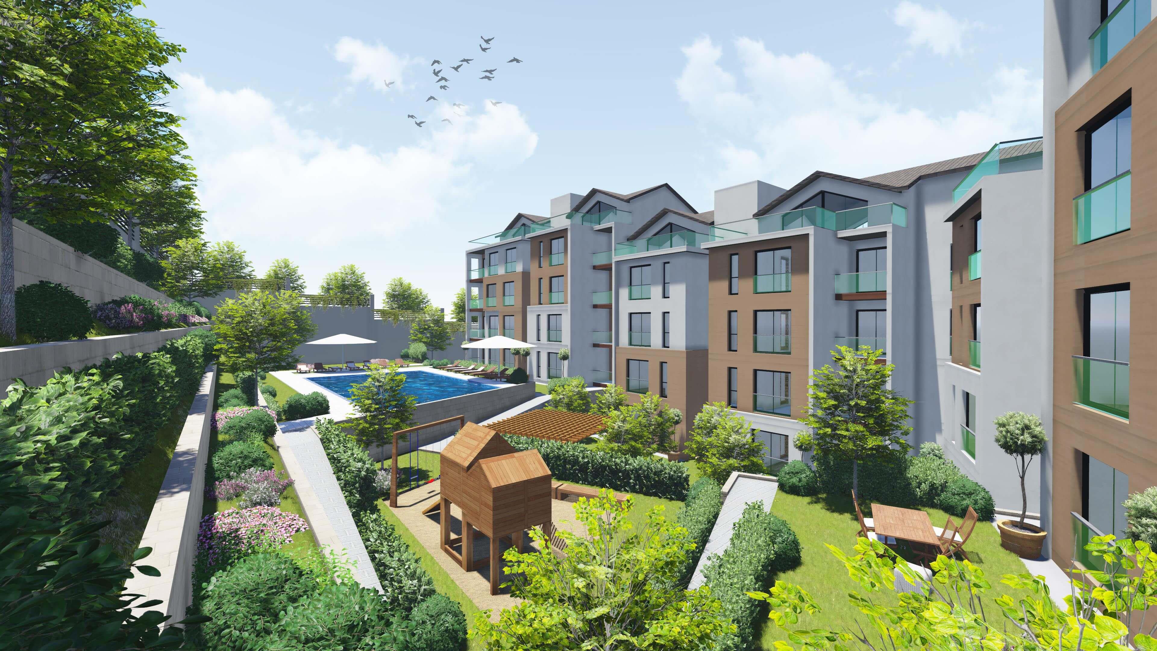 Mavi Yeşil Mudanya'da 390 Bin TL'ye 3+1