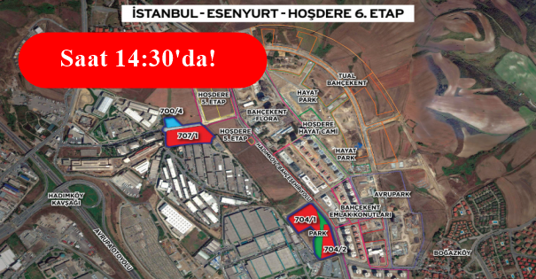 Emlak Konut Hoşdere 6. Etap İhalesi Yarın