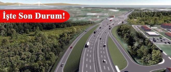 Kuzey Marmara Otoyolu Güzergahında Çalışmalar Devam Ediyor