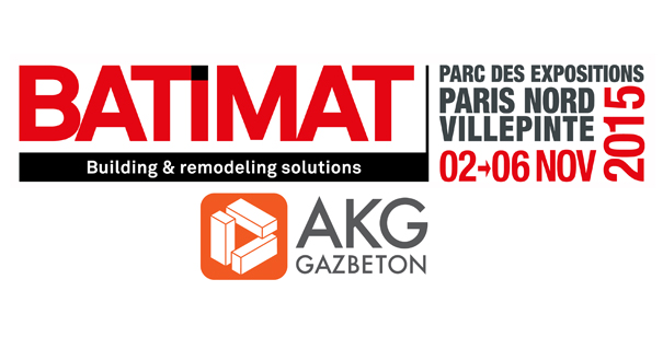 AKG Gazbeton BATIMAT Paris 2015!