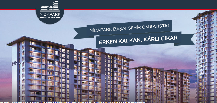 Nidapark Başakşehir Fiyatları! Ön Satışta!