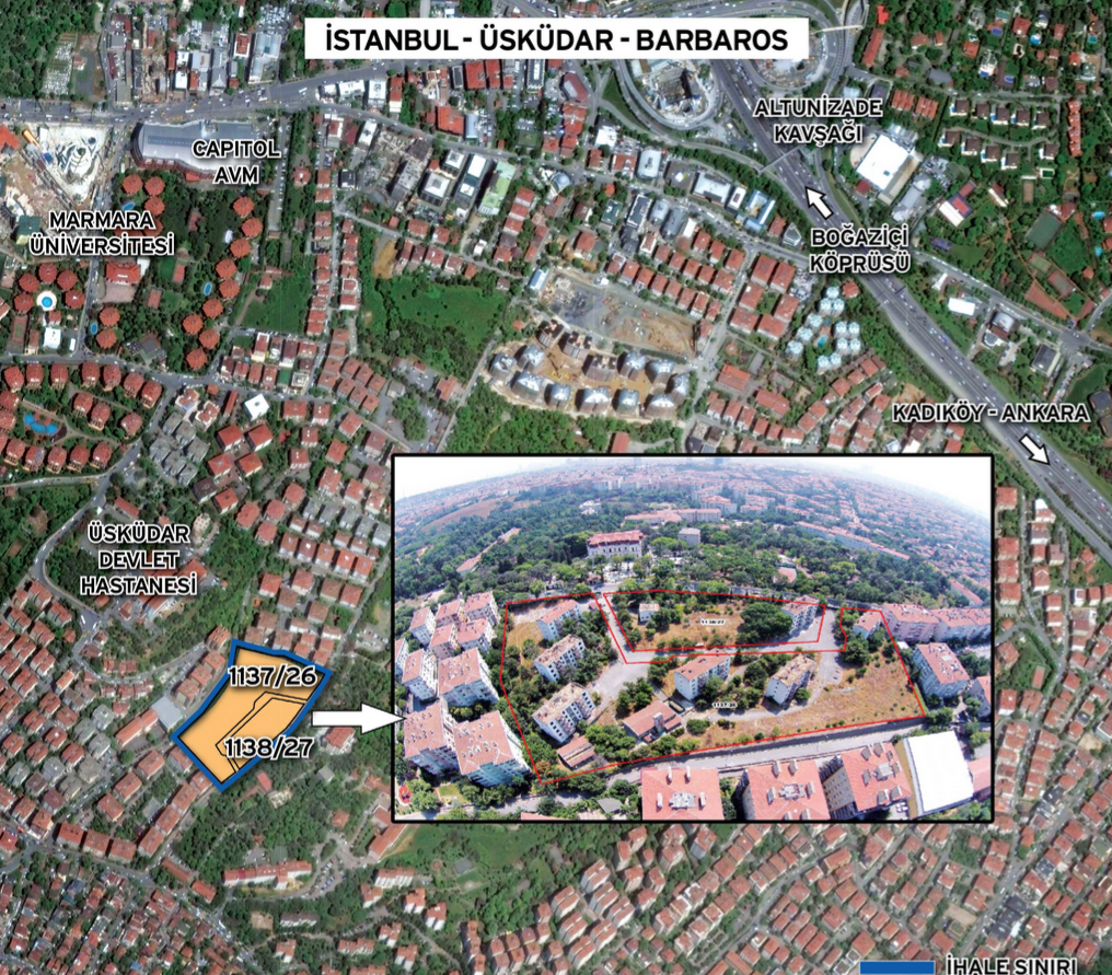Emlak Konut Üsküdar Barbaros İhalesi Bugün!