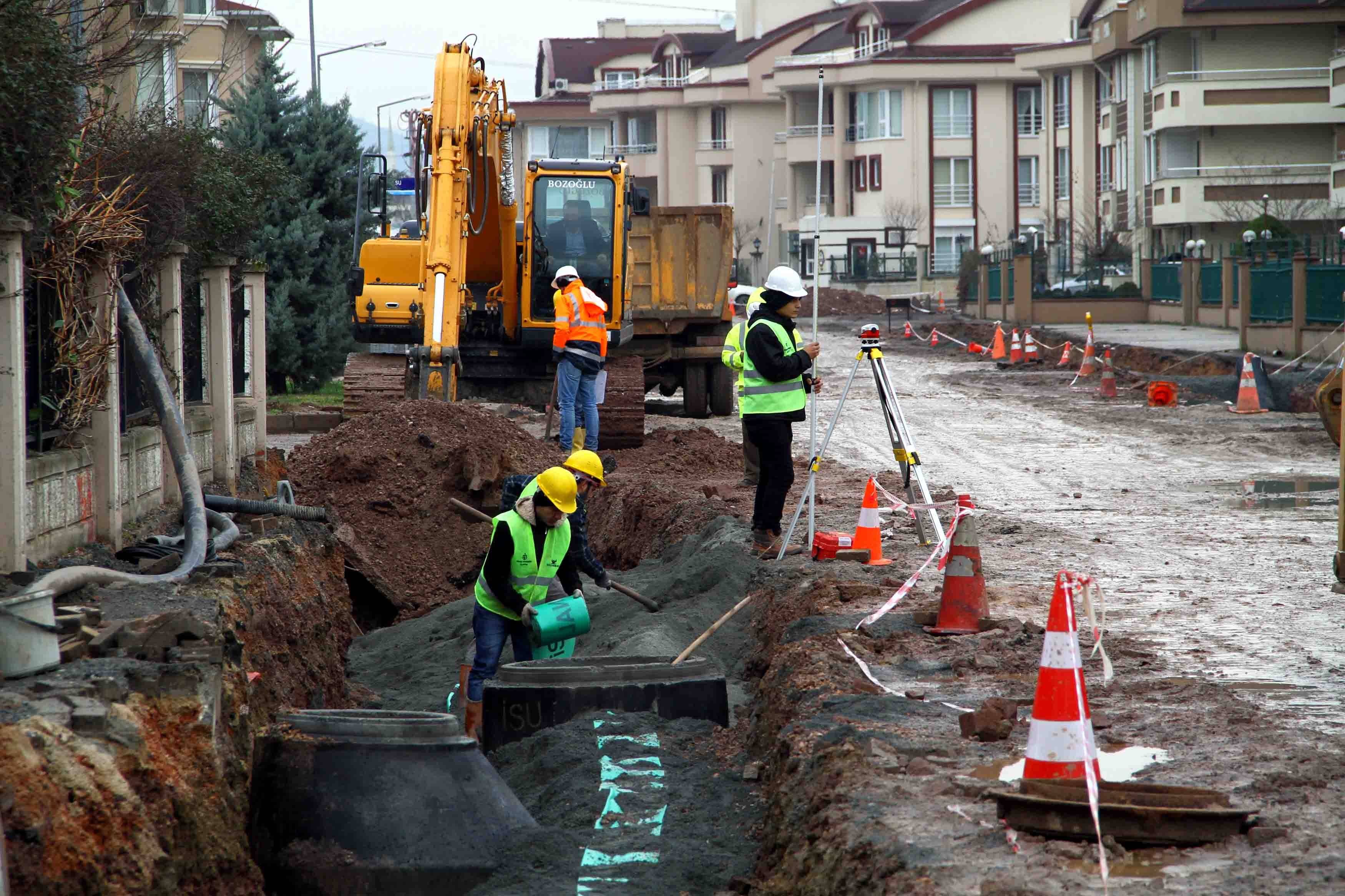 Kocaeli Tramvay Hattı Güzergahında Alt Yapı Yenileniyor