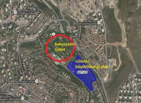 Bahçeşehir  Park Gölet Satılık!