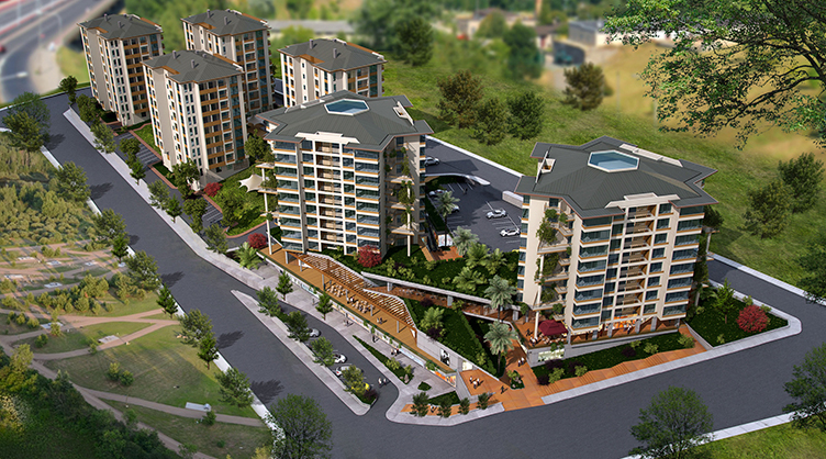 Papatya Park Residence'ta 205 Bin TL'ye 1+1