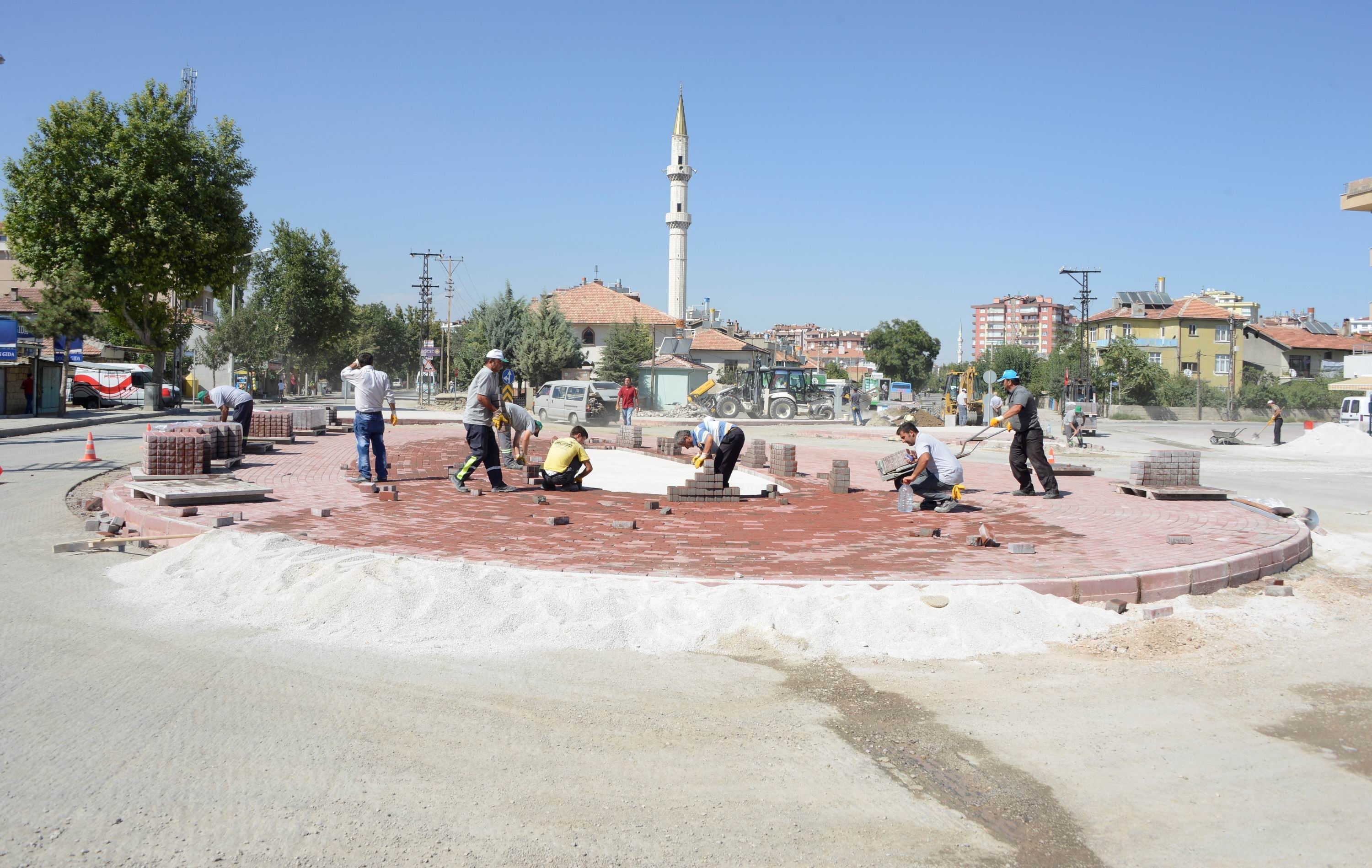 Konya Meram’da Kavşak Düzenlemesi!