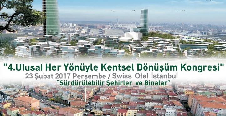 Kentsel Dönüşüm Kongresi'nde Gayrimenkul Sektörü Buluşuyor