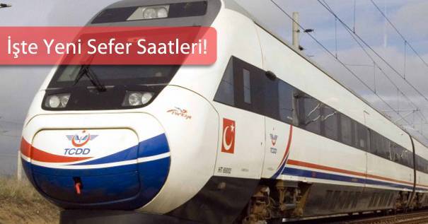 Hızlı Tren Sefer Saatlerinde Kış Tarifesi Başladı
