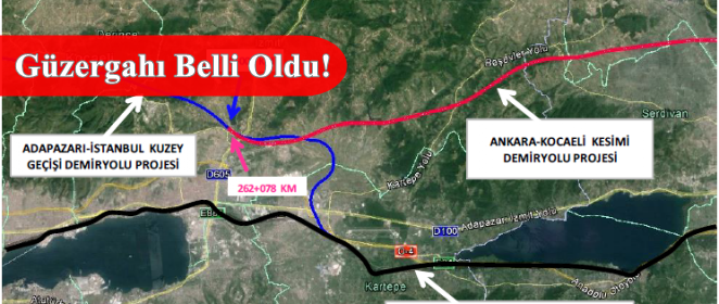 Adapazarı İstanbul Kuzey Geçişi Demiryolu Projesi Başlıyor
